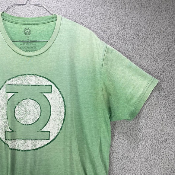 Green Lantern DC Comics Men Extra Large Short Sleeve Big Graphic Crew Neck Green - Picture 2 of 8